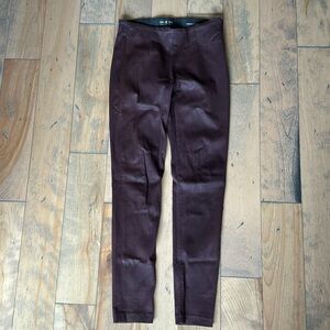 Excellent SOLD DESIGN LABS skins pants maroon skinny pants jeans coated size 30